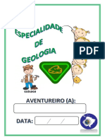 ESPECIALIDADE DE GEOLOGIA - PDF Versão 1