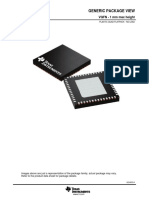 Generic Package View: 8 X 8, 0.5 MM Pitch