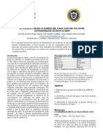 Determinación de la dureza del agua mediante titulación con EDTA