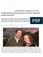 Gustavo Berti: "La Muerte de Un Hijo Es La Crisis Existencial Más Severa Por La Que Un Ser Humano Puede Atravesar" - 07.01.2016 - LA NACION