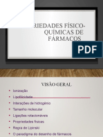 Propriedades Físico-Químicas Dos Fármacos