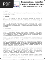 Limpieza Mecánica SSPC-SP11 | PDF | Corrosión | Pintar