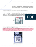 Limite de Temperatura para Las Conexiones y Equipos Electricos