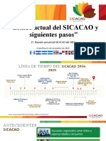 Estado Actual SICACAO y Siguientes Pasos