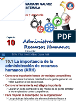 Capitulo 10 Administracion de Recursos Humanos