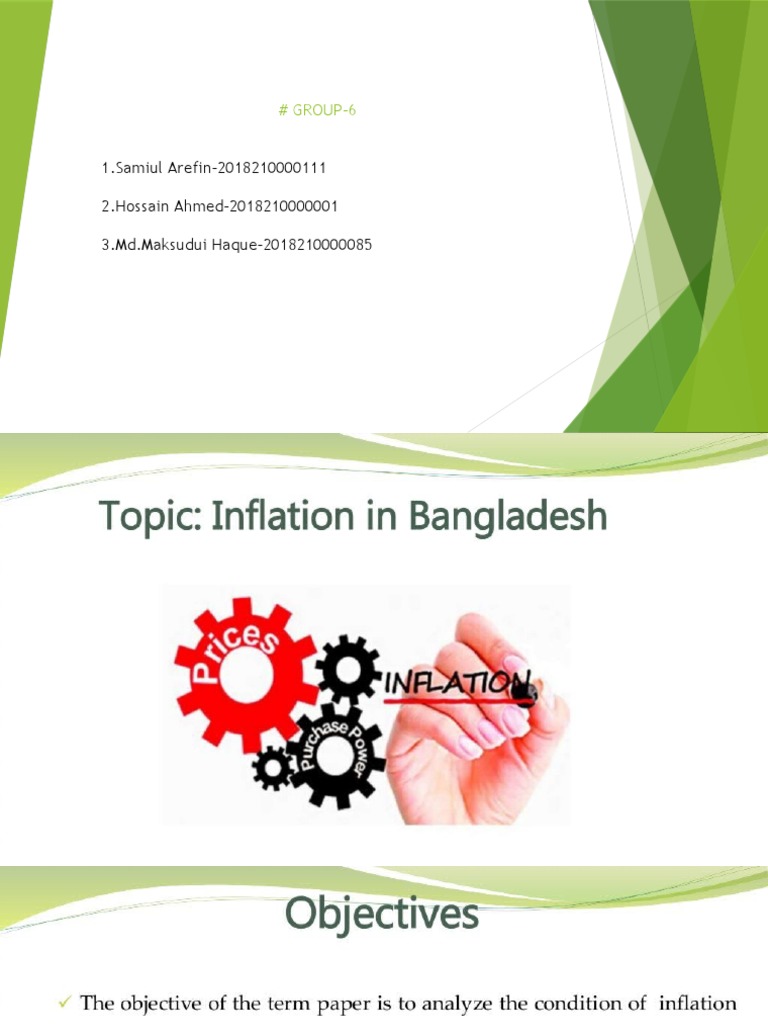 Presentation On Inflation in Bangladesh | PDF