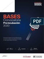 Bases de Pre Incubación 2020