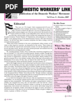 Newsletter - October 2007, NDWM (National Domestic Workers Movement)