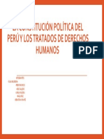 La Constitución Política Del Perú y Los Tratados