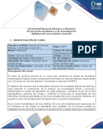 Syllabus Del Curso Química General PDF