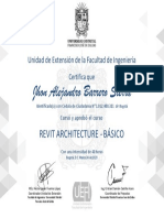 Certificado Académico - Revit Arquitectónico Básico