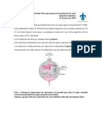 Condensación en un condensador de vapor: coeficiente de calor, razón de transferencia y razón de condensación