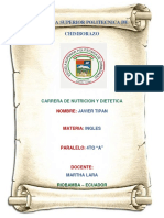 Escuela Superior Politecnica de Chimborazo: Carrera de Nutricion Y Dietetica