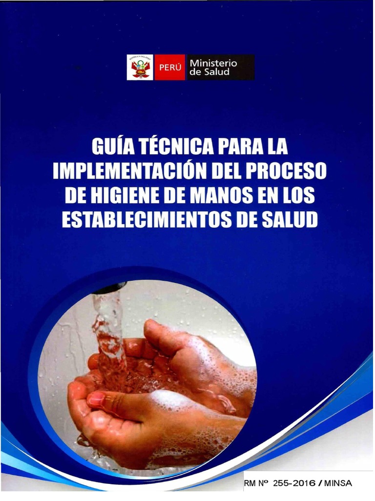 Gui de Lavado de Mano | PDF | Lavado de manos | Ciencias de la Salud