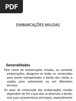 UNI II - EMBARCAÇÕES MIUDAS
