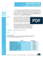 Groutex nm2018b PDF