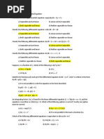 Final Examination Differential Equation