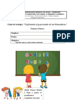 Guia de Trabajo IV Matematica Primero Básico