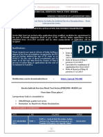 Kerala Judicial Services Mock Test Series