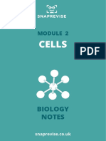 BIOLOGY: MODULE 2 Cells Notes PDF