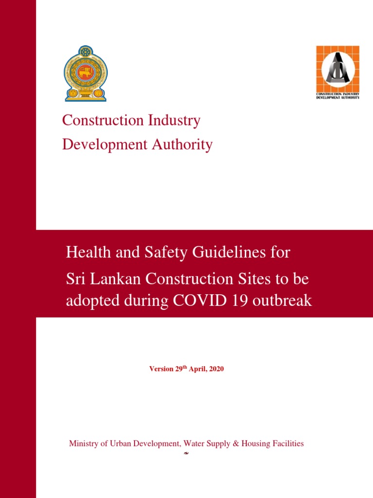 CIDA Guidelines for Construction Sites Public Health Health Sciences