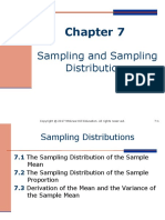 Sampling and Sampling Distributions