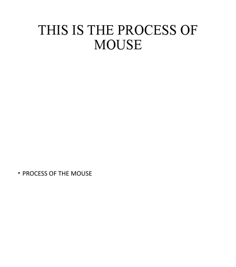 MOUSE | PDF