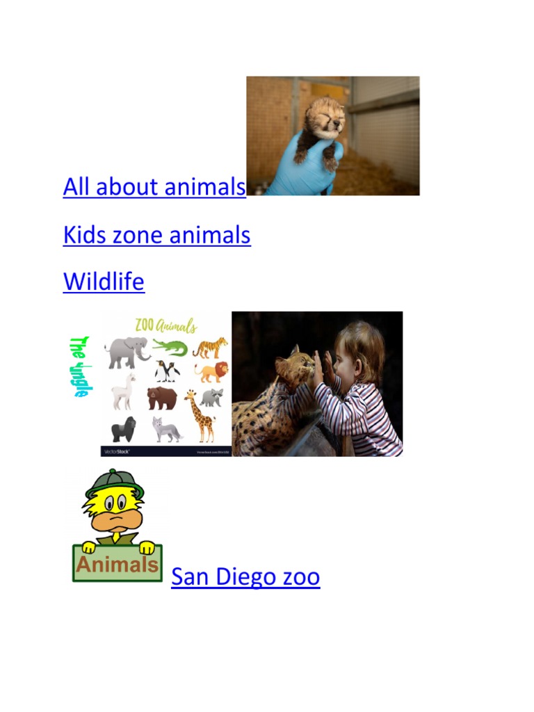 All About Animals-1 | PDF