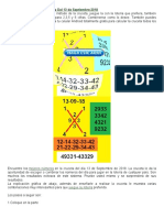 Gane La Lotería Con La Cruceta Del 12 de Septiembre 2018.docx