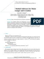 Using The Matlab Software For Music Arranger and Creation