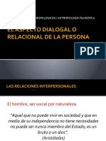 Antropología 2 - El Aspecto Dialogal o Relacional de La Persona