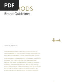 Harrods: Brand Guidelines