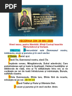 Vecernia 29.05.2020, Vineri seara
