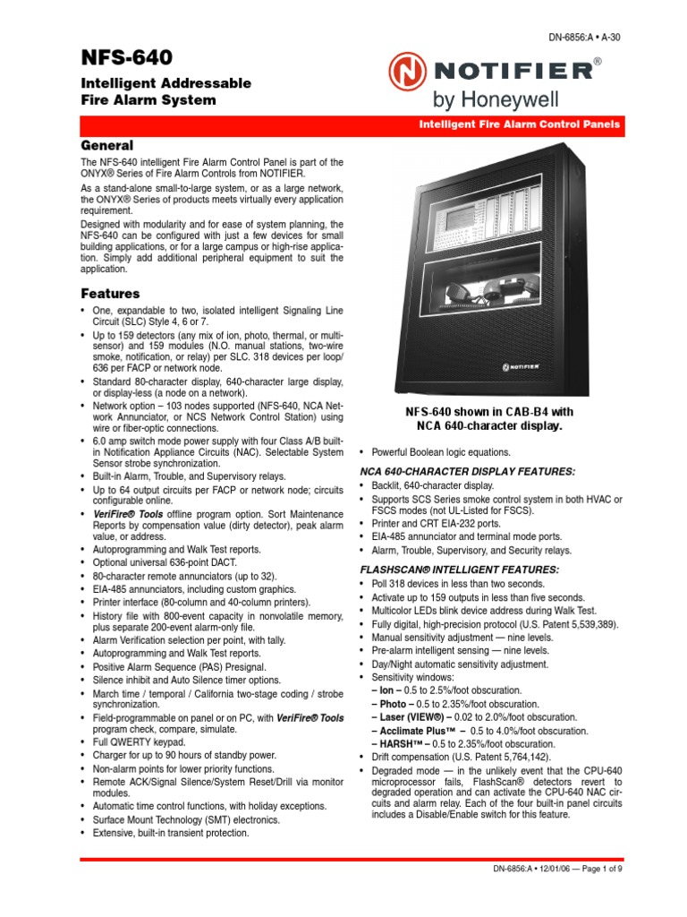Intelligent Addressable Fire Alarm System: General | PDF | Electrical ...