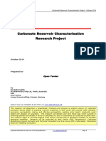 Petrophysics Carbonates Research