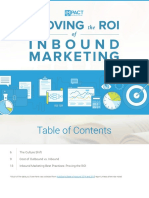 Proving The ROI From Inbound Marketingv1 PDF