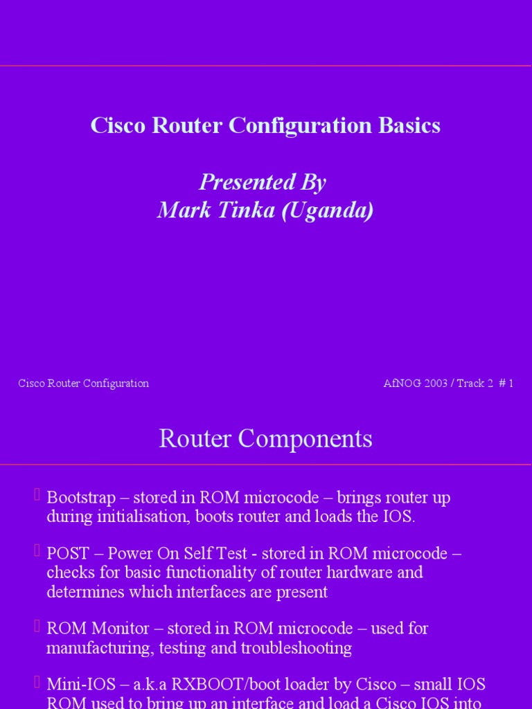 Cisco Router Configuration Guide | PDF | Router (Computing) | Booting