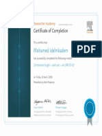 Mohamed Idelmkadem: Certificate of Completion