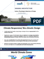 Lecture 17 Climatic Considerations, Physiological Objectives of Design