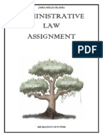 Administrative LAW Assignment: Jamia Millia Islamia