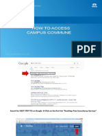 Steps To Access Campus Commune PDF