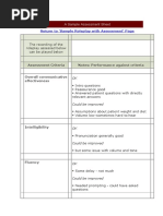 Return To 'Sample Roleplay With Assessment' Page