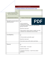 Return To 'Sample Roleplay With Assessment' Page