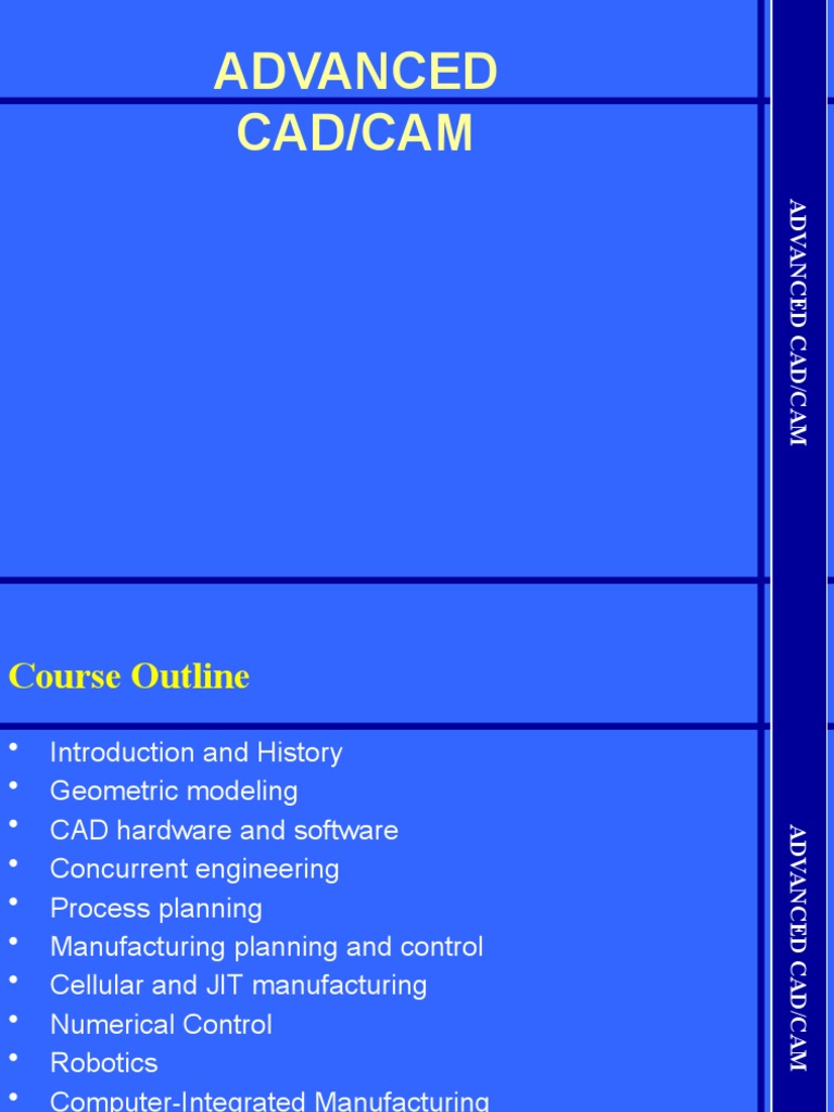 Advanced CAD CAM | PDF | Cartesian Coordinate System | Computer Aided ...