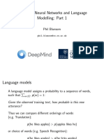 Lecture 3 - Language Modelling and RNNs Part 1