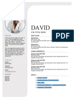 David's professional profile