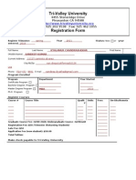 Registration Form TVU-2009