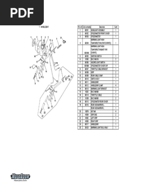 Linhai 50cc Scooter Parts Catalog | PDF | Valve | Screw