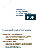 Chapter-10: Survey Research: Communicating With Respondents