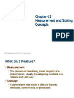 Chapter-13 Measurement and Scaling Concepts